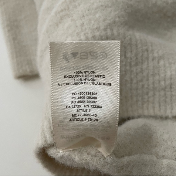 Aritzia Wilfred Free Stargazer Hh Knit Turtleneck Sweater Cream NWT - Picture 9 of 12